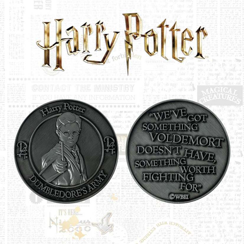 Harry Potter Dumbledore s Army Collector s Coin Twin Pack Harry