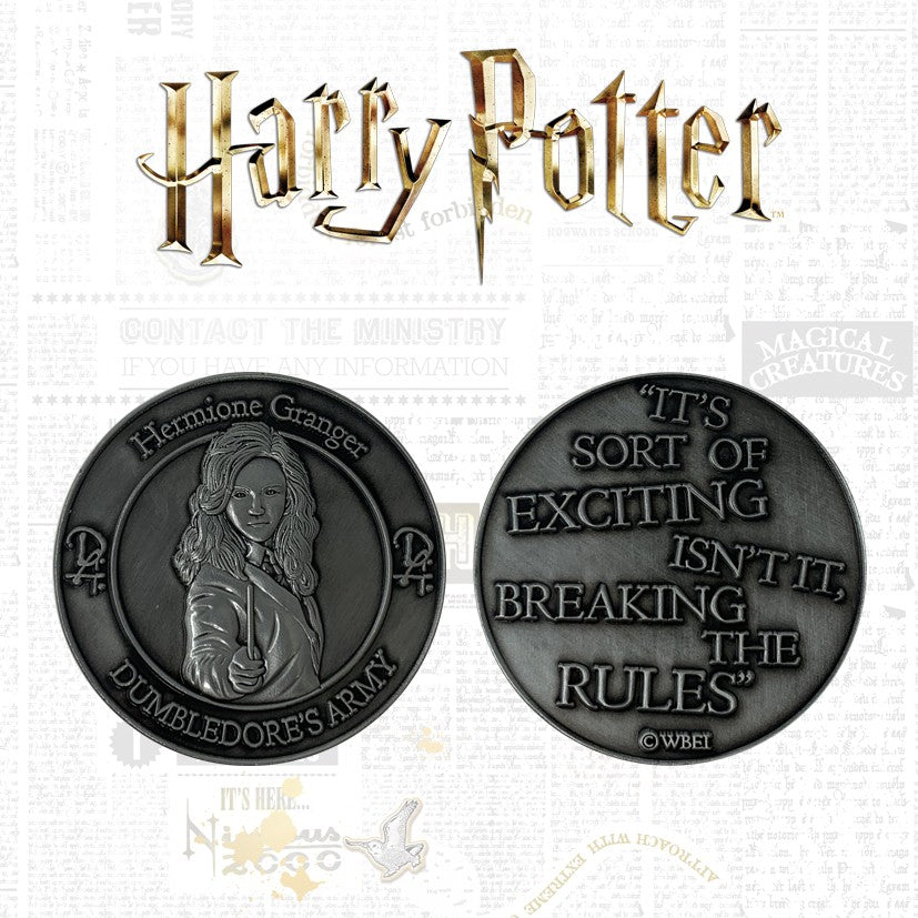 Harry Potter Dumbledore's Army Collector's Coin Twin Pack (Hermione Gr