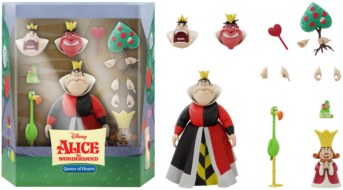 Disney Ultimates Alice in Wonderland Queen of Hearts 7-Inch Scale