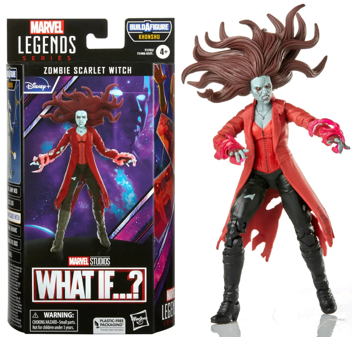 What If? Marvel Legends Zombie Scarlet Witch (Khonshu BAF)