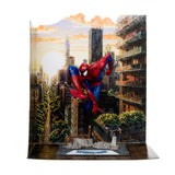 Marvel Collection Spider-Man (Spider-Man #6) 1:10th Scale Posed Figure w/Scene - McFarlane Toys