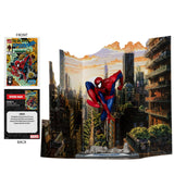 Marvel Collection Spider-Man (Spider-Man #6) 1:10th Scale Posed Figure w/Scene - McFarlane Toys