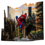 Marvel Collection Spider-Man (Spider-Man #6) 1:10th Scale Posed Figure w/Scene - McFarlane Toys