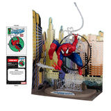 Marvel Collection Spider-Man (The Amazing Spider-Man #301) 1:6th Scale Posed Figure w/Scene & Comic - McFarlane Toys