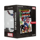 Marvel Collection Captain America (Captain America #100) 1:10th Scale Collectible Figure w/Scene - McFarlane Toys