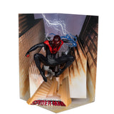 Marvel Collection Spider-Man (Miles Morales: Spider-Man #1) 1:10th Scale Collectible Figure w/Scene - McFarlane Toys