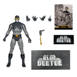 Blue Beetle (Black & White Accent Edition) Gold Label Exclusive 7" Figure - McFarlane Toys