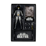 Blue Beetle (Black & White Accent Edition) Gold Label Exclusive 7" Figure - McFarlane Toys