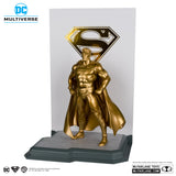 DC Multiverse Superman (Centennial Park Tribute Statue) Gold Label (SDCC Exclusive) - McFarlane Toys