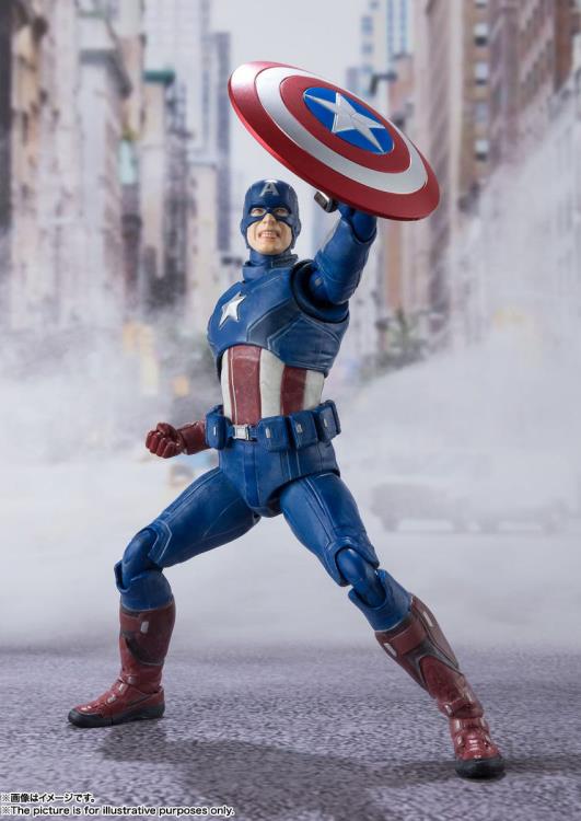 The Avengers S.H.Figuarts Captain America (Avengers Assemble Edition) - (Bandai Tamashii Nations) *SALE!*