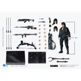 Rambo III Exquisite Super Series John J. Rambo 1:12 Scale Action Figure - Hiya Toys