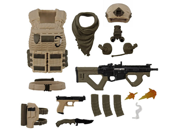 Action Force Desert Gear (Female) 1/12 Scale Action Figure Accessory Set - Valaverse