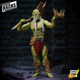 Vitruvian H.A.C.K.S. Fantasy Wave 8 Bur'Zagi Mighty Orc Sovran Action Figure - Boss Fight Studio