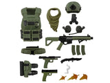 Action Force Delta Gear (Female) 1/12 Scale Action Figure Accessory Set - Valaverse