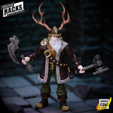 Vitruvian H.A.C.K.S. Fantasy Wave 8 Grimgrom Dwarf Mercenary Action Figure - Boss Fight Studio