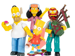 The Simpsons Wave 1 (Set of 4) 5" Inch Scale Action Figures - Jakks Pacific