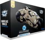 DC Multiverse Camouflage Tumbler (The Dark Knight Rises) Gold Label Vehicle - McFarlane Toys (Amazon Exclusive)