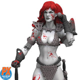 Red Sonja Black, White, and Red Epic H.A.C.K.S. 1:12 Scale Action Figure Previews Exclusive - Boss Fight Studio