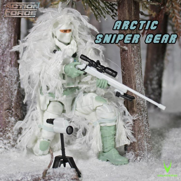 Action Force Arctic Sniper Gear 1/12 Scale Action Figure Accessory Set - Valaverse