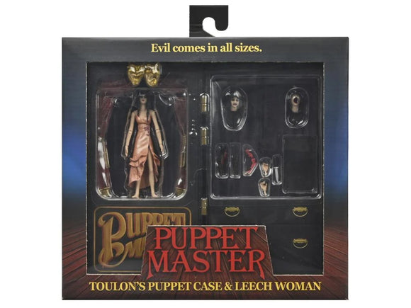 Puppet Master Leech Woman & Toulon's Puppet Case (2 Pack) 7″ Scale Action Figure Set - NECA