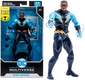 DC Multiverse Black Lightning (Gold Label) 7" Inch Scale Action Figure - McFarlane Toys (Walmart Exclusive)