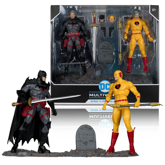 DC Multiverse Batman vs Professor Zoom (Flashpoint) 2-Pack 7