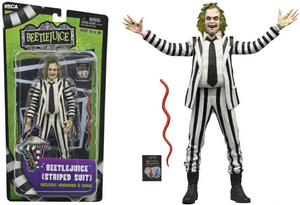 Beetlejuice (1988) (Black and White Suit) 7" Inch Scale Action Figure  - NECA