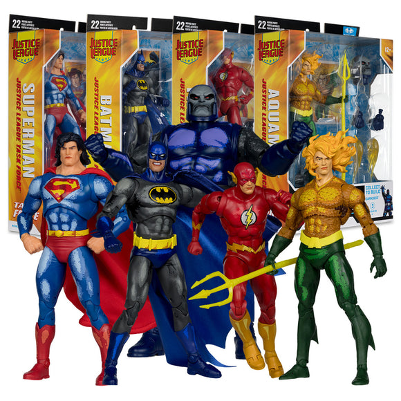 DC Multiverse Justice League Task Force Bundle Set (4) w/Darkseid Build-A-Figure - McFarlane Toys