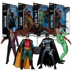 Batman Forever Full Wave (4 Figures) w/Nightmare Bat 7" Inch Scale Action Figures - McFarlane Toys