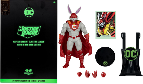 Captain Carrot (Justice League Incarnate) Glow In The Dark Edition Gold Label 7