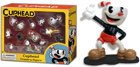 Cuphead Create-A-Figure 3-Inch Mini Figure | Cuphead - Syndicate Collectibles