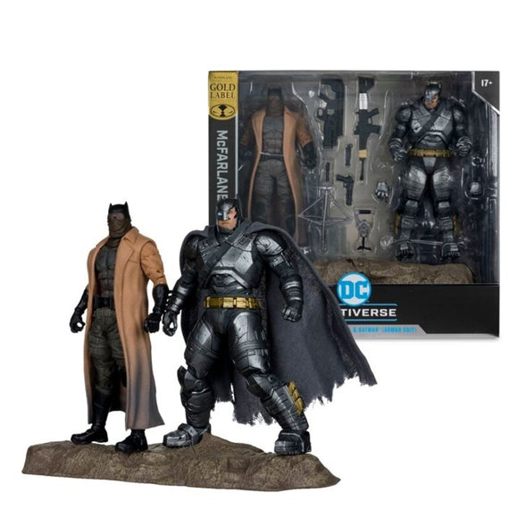 DC Multiverse Knightmare Batman & Armored Batman Dawn Of Justice 2-Pack (Gold Label) 7