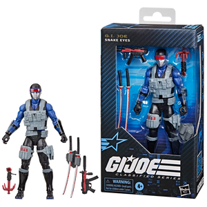 G.I. Joe Classified Series #165, Snake Eyes 6" Inch Action Figure - Hasbro *IMPORT STOCK*