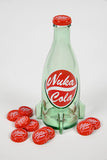 Fallout Nuka-Cola Rocket Bottle and Caps