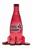 Fallout Nuka Cola Cherry Glass Bottle and Caps