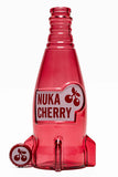 Fallout Nuka Cola Cherry Glass Bottle and Caps