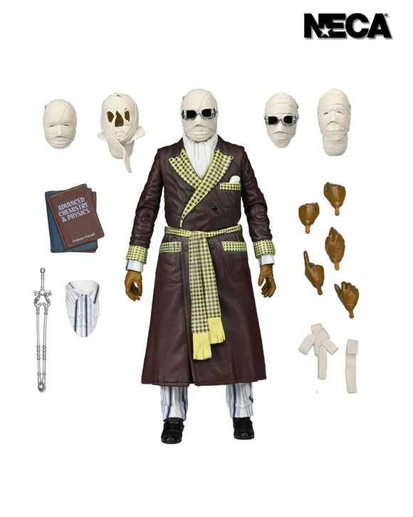 Universal Monsters Ultimate Invisible Man “Kemp House” 7” Scale Action Figure  - NECA