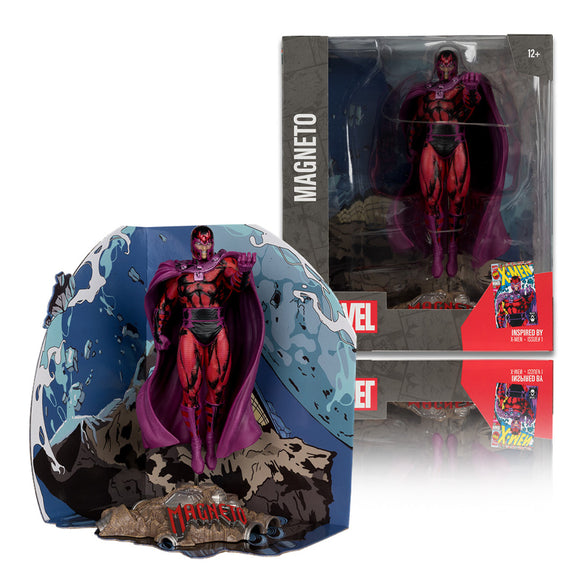 Marvel Collection Magneto (X-Men #1) 1:10th Scale Collectible Figure w/Scene - McFarlane Toys