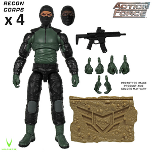 Action Force Series 5 Recon Corps (Set of 4) 1/12 Scale Action Figure - Valaverse