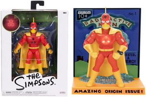 The Simpsons Radioactive Man Premium 5 inch Scale Action Figure - Jakks Pacific