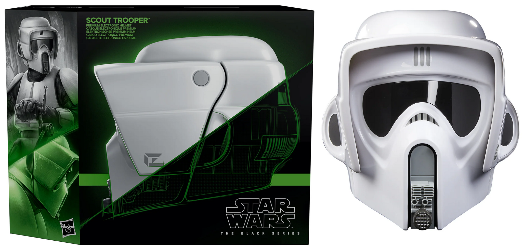 Star Wars The Black Series Scout Trooper Helmet Prop Replica - Hasbro –  Props & Replicas.co.uk
