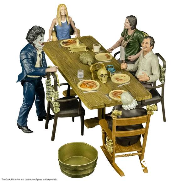 The Texas Chainsaw Massacre (1974) Dinner Scene Playset - Trick Or Treat Studios