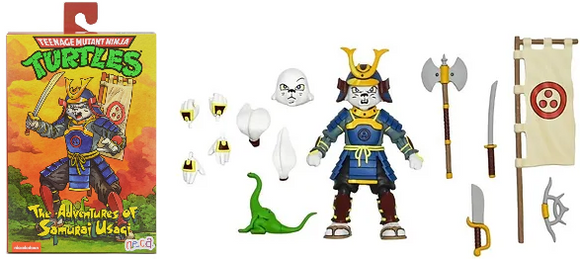 Teenage Mutant Ninja Turtles Cartoon Samurai Adventure Usagi Yojimbo Ultimate 7” Scale Action Figure - NECA