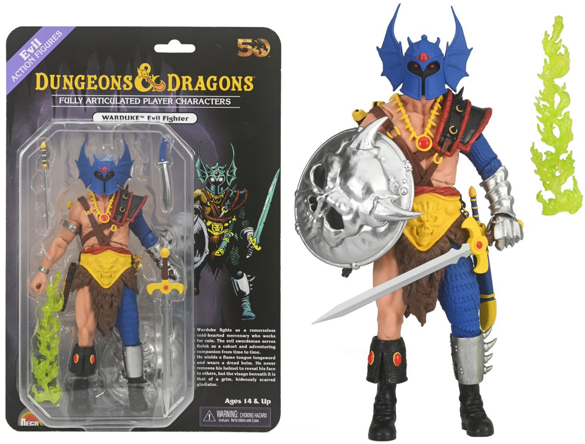 Dungeons and Dragons – 50th Anniversary Warduke 7″ Scale Figure - NECA ...