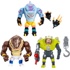 Street Sharks 30th Anniversary (Wave 2 - Full Set) (3 Figures) 6" Scale Action Figures - Mattel