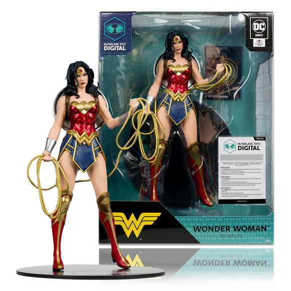 Wonder Woman by Jim Lee 1:6 Scale Posed Figure with McFarlane Toys Digital Collectible - McFarlane Toys