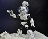 Teenage Mutant Ninja Turtles Cartoon Usagi Yojimbo Space 'Black and White' 7” Scale Action Figure - NECA