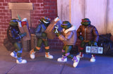 Teenage Mutant Ninja Turtles Cartoon Punk Turtles (4-Pack) 7” Scale Action Figure - NECA