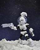 Teenage Mutant Ninja Turtles Cartoon Usagi Yojimbo Space 'Black and White' 7” Scale Action Figure - NECA