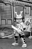 Teenage Mutant Ninja Turtles Cartoon Usagi Yojimbo Samurai 'Black and White' 7” Scale Action Figure - NECA